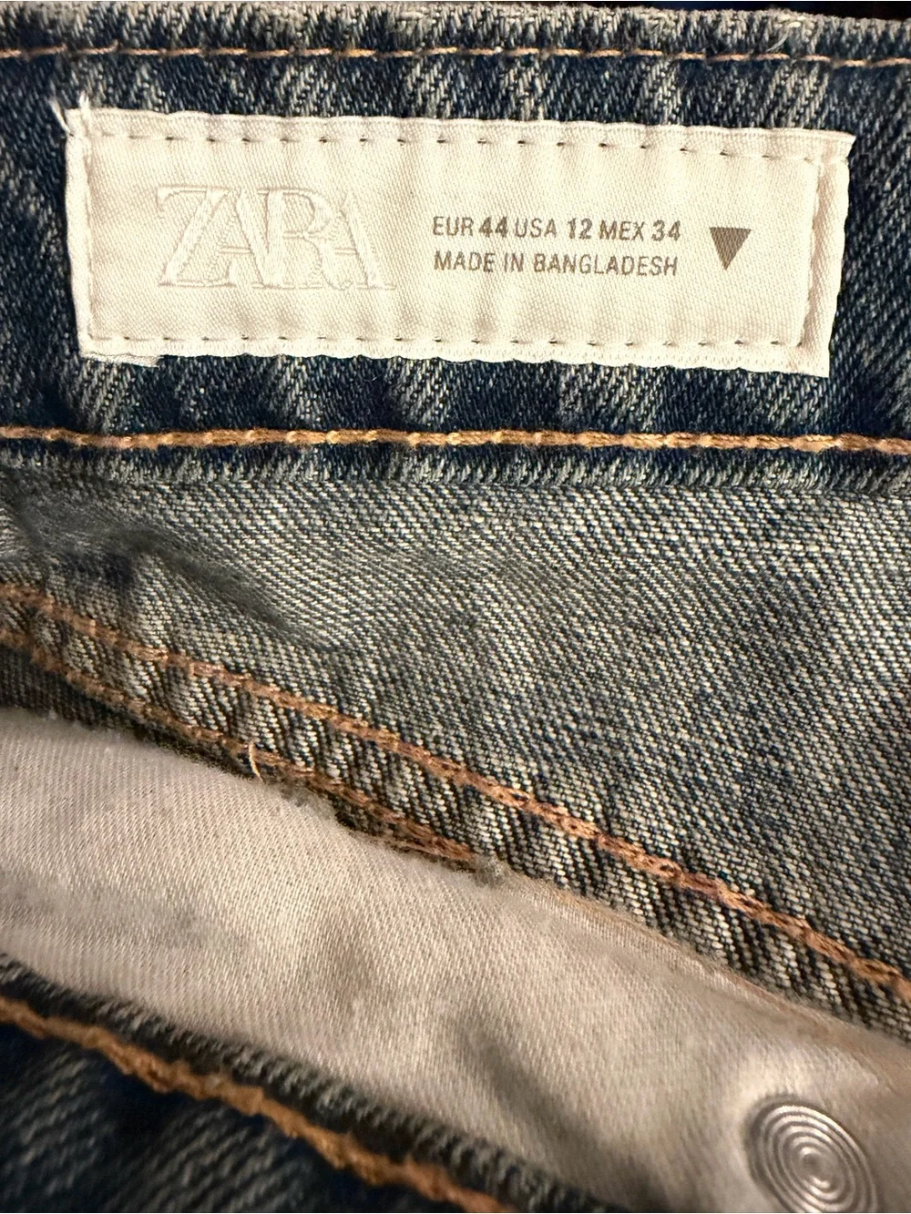 Zara Distressed Light Blue Denim Cutoff Shorts